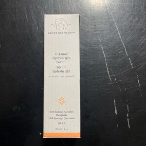 Drunk Elephant C-Luma Hydrabright Serum - White and Orange